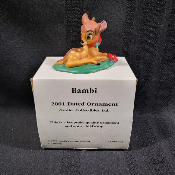 Grolier Disney Bambi Christmas Ornament - Picture 3 of 4
